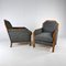 Art Deco Club Chairs, France, 1930s, Set of 2 7