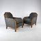 Art Deco Club Chairs, France, 1930s, Set of 2 11