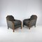 Art Deco Club Chairs, France, 1930s, Set of 2 12