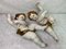 Cherubini in porcellana di Algora, anni '60, set di 2, Immagine 1