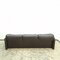 Maralunga 3-Sitzer Sofa aus Braunem Leder von Vico Magistretti für Cassina 10