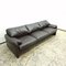 Maralunga 3-Sitzer Sofa aus Braunem Leder von Vico Magistretti für Cassina 5