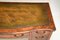 Burr Walnut Leather Top Desk, 1900s 6