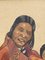 Léa Lafugie, Gouache einer tibetischen Frau mit Kind, 1920er, Gouache, gerahmt 5
