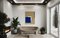 Bodasca, Große abstrakte Blue Klein Komposition, Acryl auf Leinwand 7