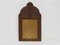 Specchio in stile vittoriano con perline in rame goffrato su legno, anni '50, Immagine 8