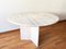 Postmodern Off White Marble Dining Table with Pedestal Base, 1970s 6