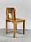 Modern Dining Chair in Leather and Maple in the style of Tobia & Afra Scarpa, 1960s 6