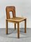 Modern Dining Chair in Leather and Maple in the style of Tobia & Afra Scarpa, 1960s 1