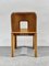 Modern Dining Chair in Leather and Maple in the style of Tobia & Afra Scarpa, 1960s, Image 4