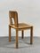 Modern Dining Chair in Leather and Maple in the style of Tobia & Afra Scarpa, 1960s, Image 5