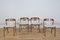 Mid-Century Model 206 Dining Chairs from Farstrup Furniture, Denmark, 1960s, Set of 4 2
