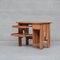 Mid-Century French Petite Wooden Desk, 1970s, Image 4