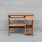 Mid-Century French Petite Wooden Desk, 1970s 1
