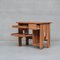 Mid-Century French Petite Wooden Desk, 1970s, Image 5