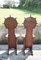 Antique Hand Carved Chestnut Chairs, 1950s, Set of 2 6
