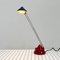 Lámpara de escritorio ajustable tricolor, años 80, Imagen 2