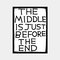 David Shrigley, the Middle Is Just Before the End, 2022 1