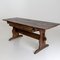 Rustic Dining Table with One Drawer, 19th Century, Image 1
