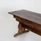 Rustic Dining Table with One Drawer, 19th Century 2