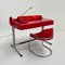 Red Orix Desk by Vittorio Paris & Nani Prino for Molten, 1970s 8