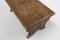 Sgabello rustico in legno con base curva, Francia, inizio XX secolo, Immagine 5