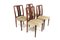 Vintage Scandinavian Rosewood Chairs, 1960, Set of 4 3
