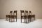 Dining Chairs in Slavonian Oak by Officina Rivadossi, Italy, 1970s, Set of 5, Image 1