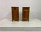 Early 20th Century Oak Bedside Cabinets with Marble Tops, 1900s, Set of 2 14
