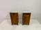 Early 20th Century Oak Bedside Cabinets with Marble Tops, 1900s, Set of 2, Image 13
