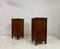 Early 20th Century Oak Bedside Cabinets with Marble Tops, 1900s, Set of 2 12