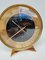 Reloj despertador vintage de latón, años 60, Imagen 2