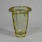 Art Deco Thick Glass Vase with Folded Edge, 1950s 2