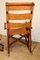 Vintage American Folding Leather and Wood Rocking Chair, 1970s 1