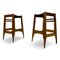 Mid-Century Wood High Stools by Werner Biermann for Arte Sano, 1960s, Set of 2 14