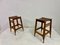 Mid-Century Wood High Stools by Werner Biermann for Arte Sano, 1960s, Set of 2 7