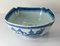 Chinese Export Blue and White Canton Salad Bowl, 1890s 6