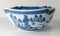 Chinese Export Blue and White Canton Salad Bowl, 1890s 2