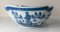 Chinese Export Blue and White Canton Salad Bowl, 1890s 5