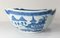 Chinese Export Blue and White Canton Salad Bowl, 1890s 7
