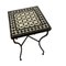 Vintage Tall Auxiliar Wrought Iron Table with Tiles, Spain, 1980s 3