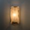 Lampade da parete in ottone e vetro di Murano soffiato a mano di JT Kalmar, 1960, set di 2, Immagine 7