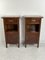 Mid-Century Sicilian Wood and Marble Bedside Tables, 1930s, Set of 2 3