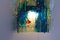 Chartres Beleuchtungsskulpturen aus Farbglas von Willem Van Oyen für Raak, 1960er, 2er Set 7