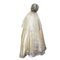 Antike spanische religiöse Capiota-Jungfrau mit silberner Krone, 1800er 3