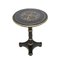 Napoleon III French Ebonized Wood, Gilt Gold Bronze Edges Pedestal Table, Image 5