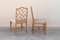 Armlose chinesische Chippendale Stühle aus Bambus, 1960er, 2er Set 2