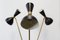 Mid-Century Italian Floor Lamp in Brass from Stilnovo 5