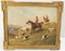 Rene Valette, French Hunting Scene, Painting on Panel, 1890s, Image 1