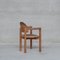 Mid-Century Pine Arm Dining Chairs attributed to Rainer Daumiller, 1970s, Set of 8 3